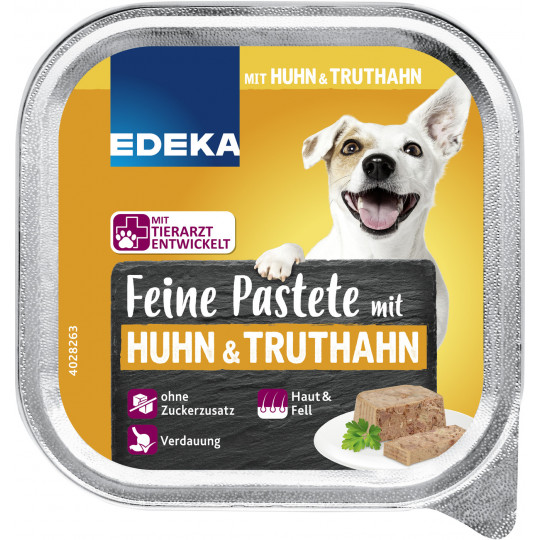 EDEKA Feine Pastete mit Huhn & Truthan 150G