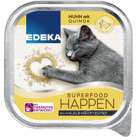 EDEKA Superfood Happen Huhn mit Quinoa 100G