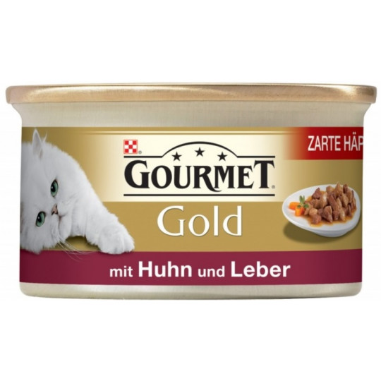 Purina Gourmet Gold mit Huhn und Leber 85G