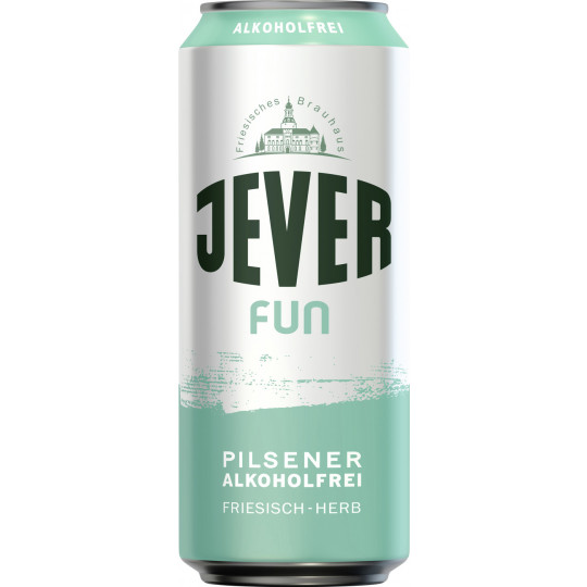 Jever Fun alkoholfrei 500ml Dose für 0,89€ von Edeka24 | Allelebensmittel.de