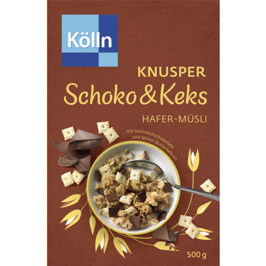 EDEKA24 | Kölln Müsli Knusper Schoko & Keks 500G