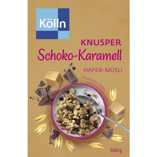 EDEKA24 | Kölln Müsli Knusper Schoko-Karamell 500G