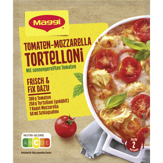 Maggi Tomaten-Mozzarella Tortelloni 34G
