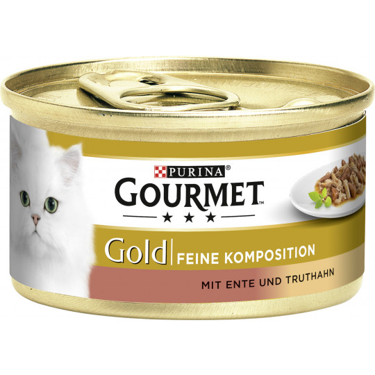 Purina Gourmet Gold mit Ente & Truthahn 85G