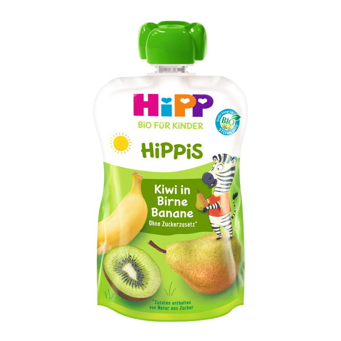 Hipp Bio Hippis Kiwi in Birne-Banane 100G