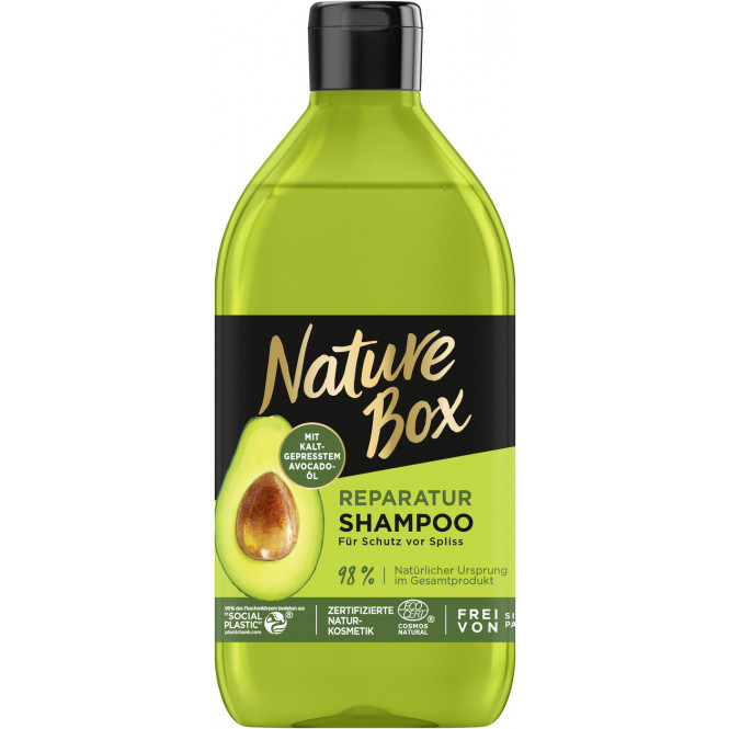 Nature Box Reparatur Shampoo Avocadoöl 385ML