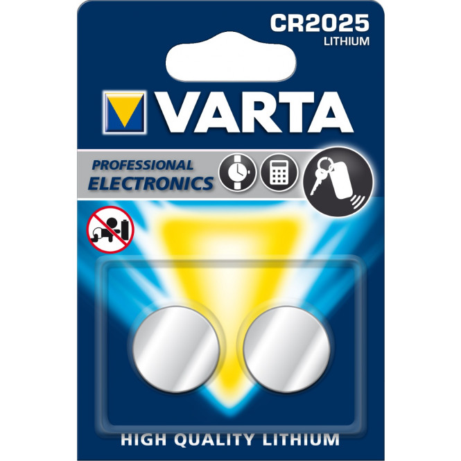 EDEKA24 | Varta Knopfzelle CR 2025 Lithium 2ST