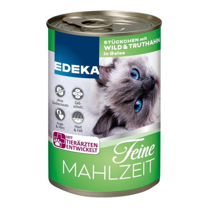 EDEKA Feine Mahlzeit Wild & Truthahn in Gelee 400G