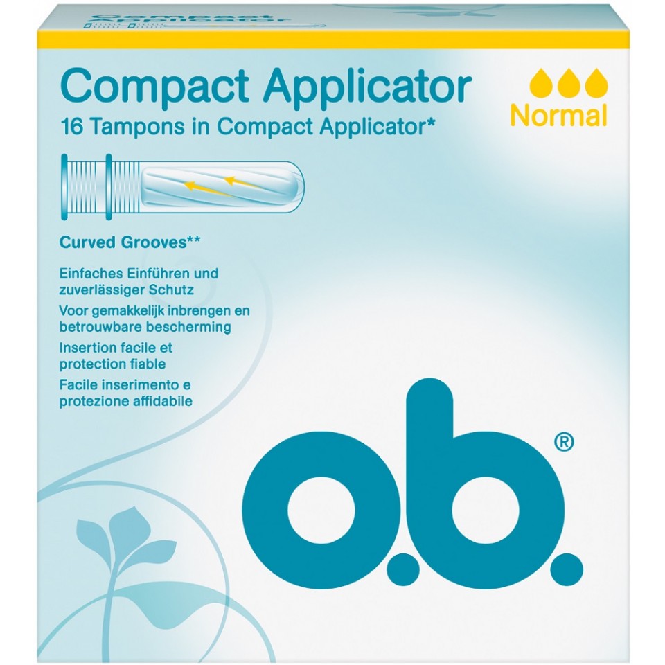 o.b.Tampons Compact Normal Applicator 16ST
